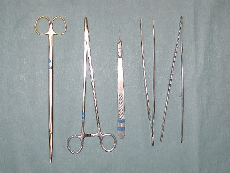 Long instruments for urogenital sx
